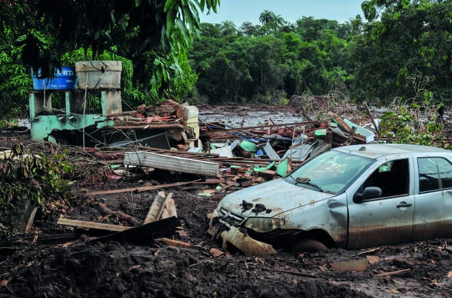 Schlammlawine nach Dammbruch in Brumadinho, Brasilien