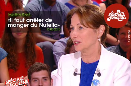 Frankreichs Umweltministerin Ségolène Royal wirbt im TV dafür, kein Nutella zu essen