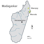 Lage von Madagaskar Lage von Madagaskar