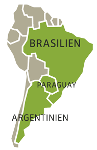 Karte Südamerika
