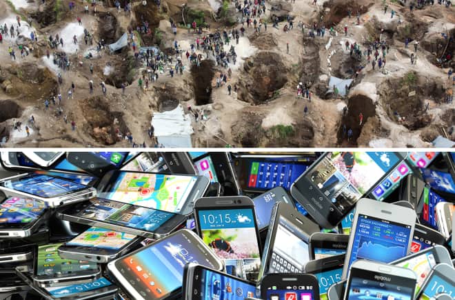 Collage Coltan - Smartphones