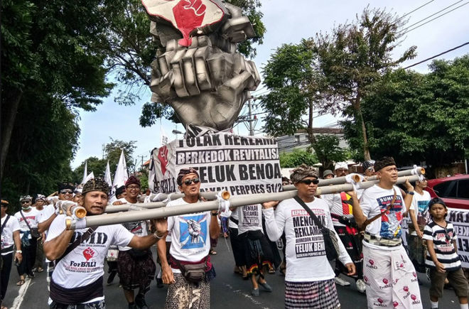 Demo in Bali