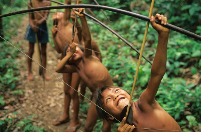 Indigene in Amazonas Gebiet