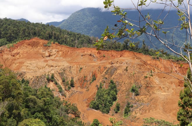 Bergbau zerstört Schutzgebiete