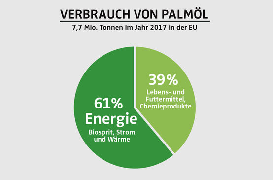 Verbrauch von Palmöl in EU 2017