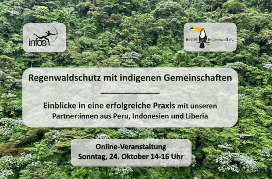 Collage Veranstaltung Waldschutz und Indigene Gemeinschaften