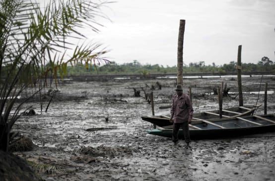 Öl-Verschmutzung im Nigerdelta