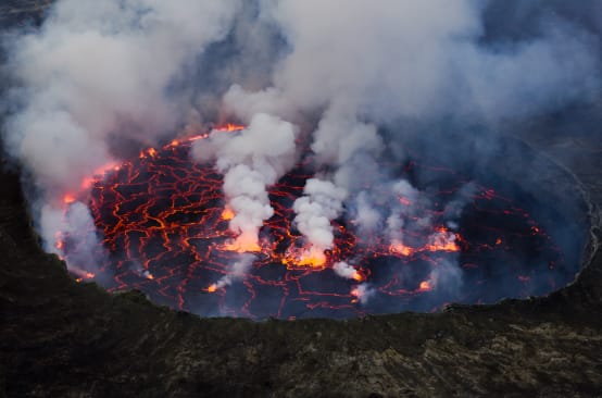 Nyiragongo- Vulkan