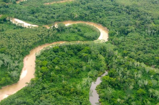 Luftaufnahme Peru Amazonas