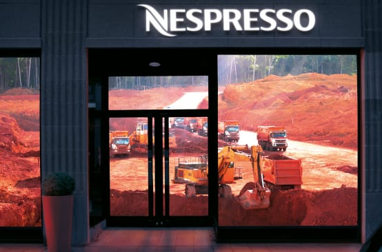 Fotomontage Nespresso