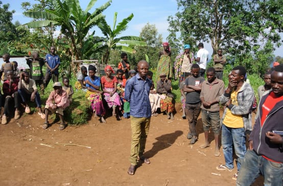 Volk der Batwa nahe Kahuzi Nationalpark
