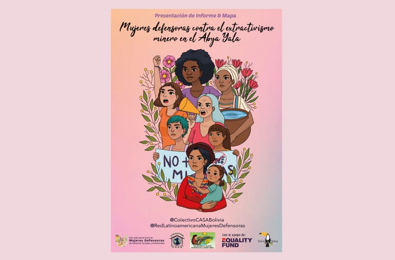 Plakat Info-Veranstaltung gegen den Bergbau in Bolivien