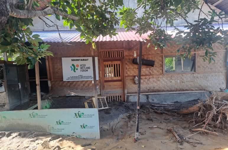 Büro von AWF nach dem Zyklon