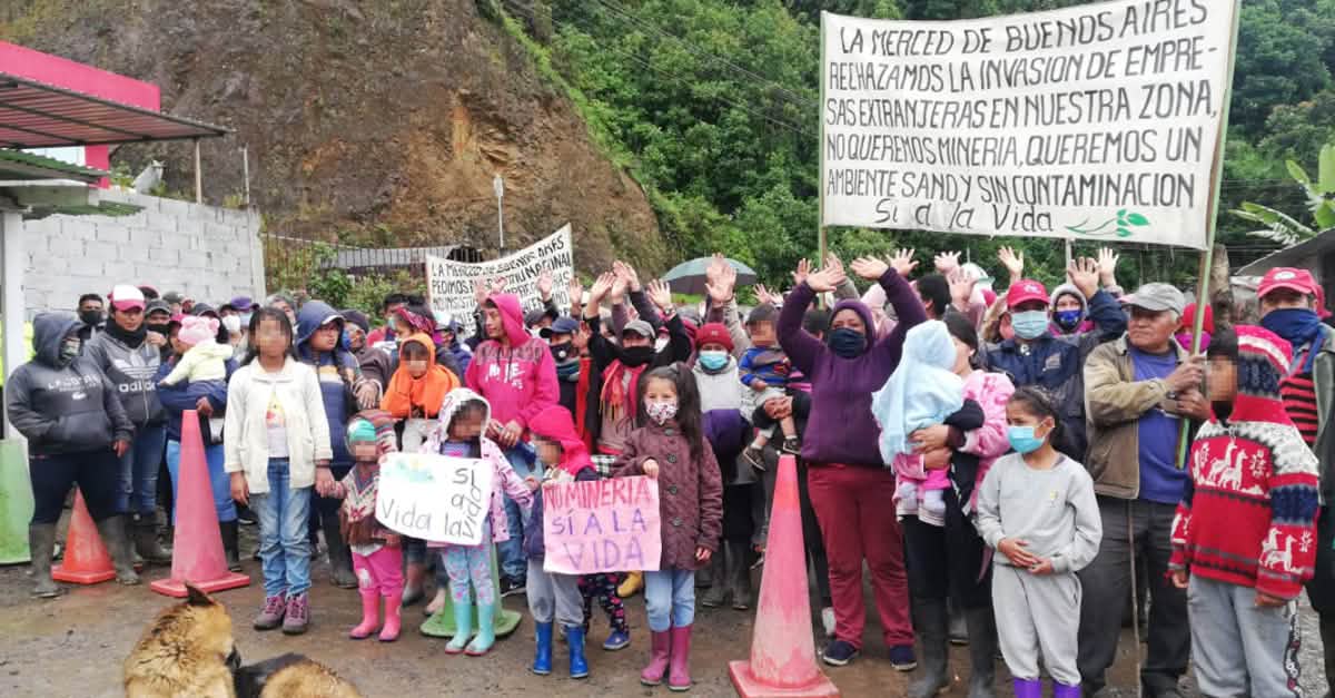 Ecuador: Stoppt die Gewalt im Bergbau Ecuador: Stoppt die Gewalt im Bergbau