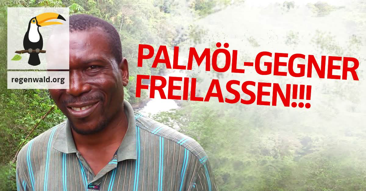 Kamerun – Umweltschützer Nasako Besingi sofort freilassen! Kamerun – Umweltschützer Nasako Besingi sofort freilassen!