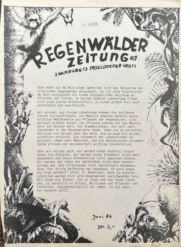 Erste Ausgabe Regenwaldreport