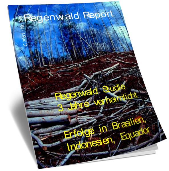 Cover RegenwaldReport 02/2000