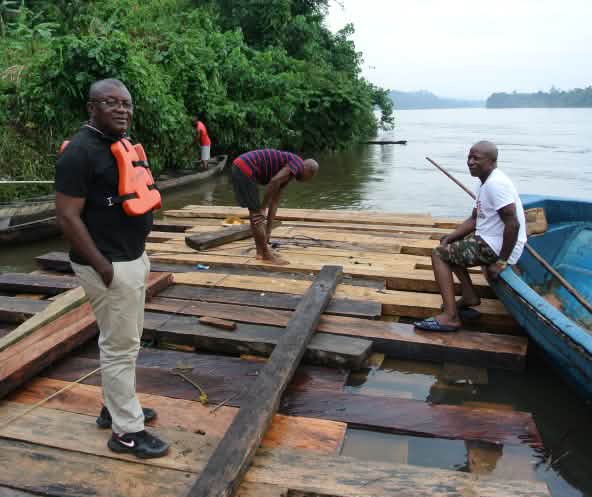 Odey Oyama auf dem Cross River