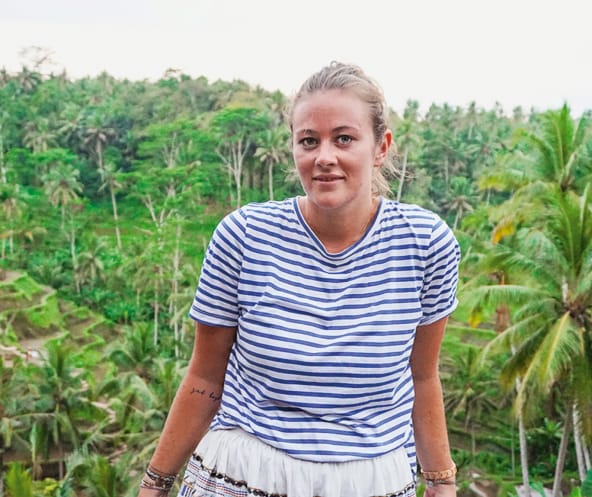 Praktikantin Michaela Leipold