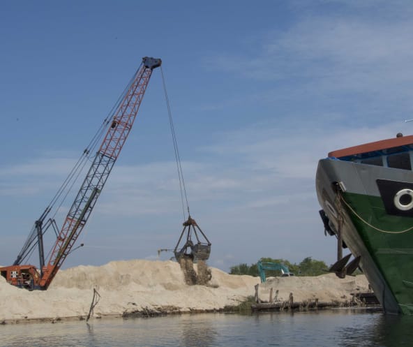 Bagger Sand