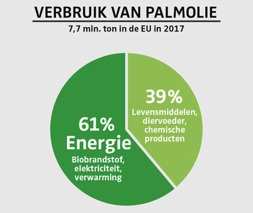 Verbruik van palmolie in de EU 2017