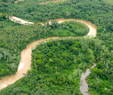 Luftaufnahme Peru Amazonas