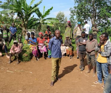 Volk der Batwa nahe Kahuzi Nationalpark