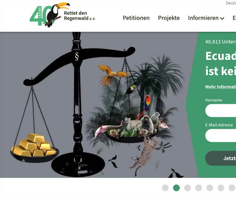 Screenshot Website