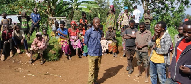 Volk der Batwa nahe Kahuzi Nationalpark