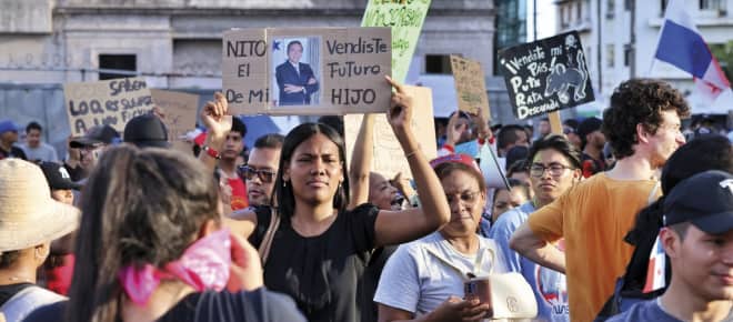Demo gegen Bergbau in Panama
