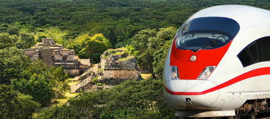 Collage Zug DAV - Maya-Ruinen Ek Balan in Yucatán