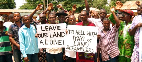 © Okpamakhin Initiative Protest gegen Okomu Oil Palm Oil in Nigeria