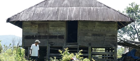 altes Holzhaus