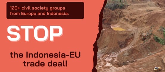 © ETJC Plakat STOP the Indonesian-EU trade deal!