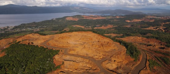 Nickelmine von PT Vale Indonesia in Süd-Sulawesi