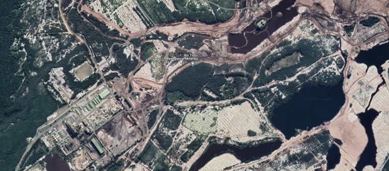 Tausende Hektar Wald wurden für die Mine gerodet. MINE Madagaskar