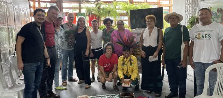 Gruppenbild Aktivisten in Brasilien