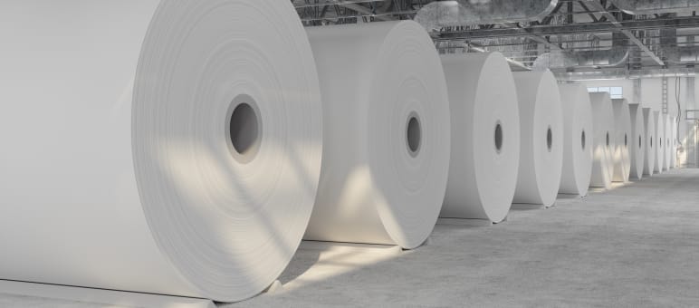 Papierrollen in der Papierindustrie Papierrollen in der Papierindustrie