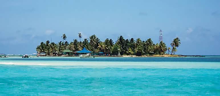 Insel im Archipel San Andrés Seaflower