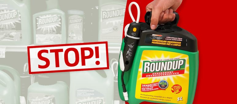 Roundup enthält das für Menschen offensichtlich giftige Glyphosat Monsanto Roundup Stop !