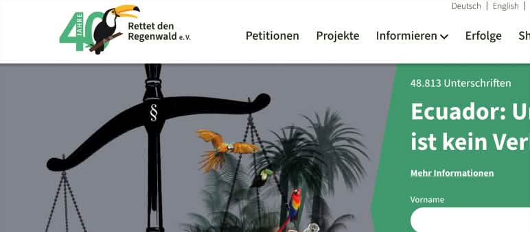 Screenshot Website
