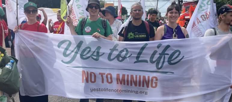 Klaus Schenck auf dem Marsch der Völker in Belém am 15.11.2025