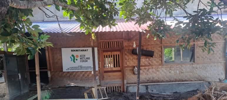 Büro von AWF nach dem Zyklon