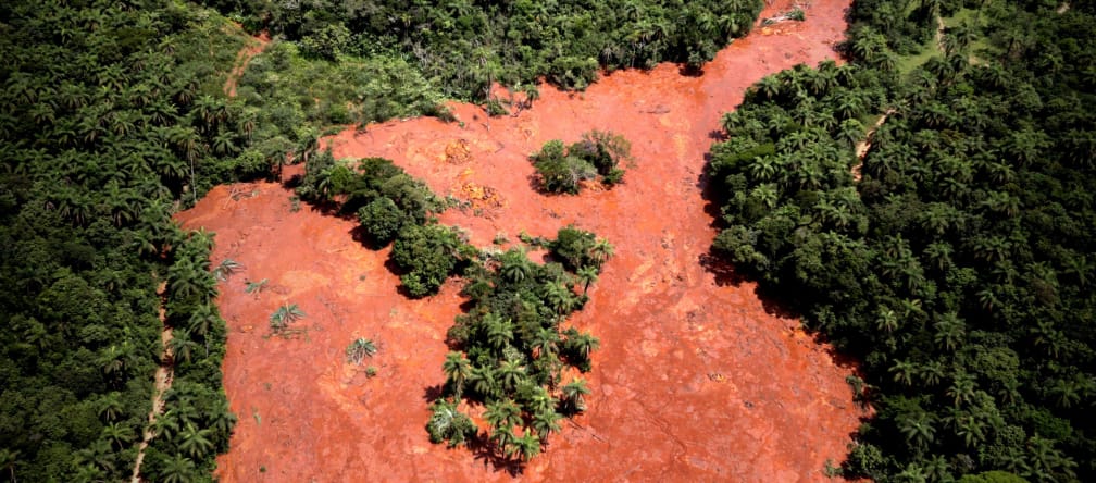 Die Giftschlammlawine hat mindestens 165 Menschenleben gekosten und die Natur plattgewalzt Staudammbruch in Brasilien