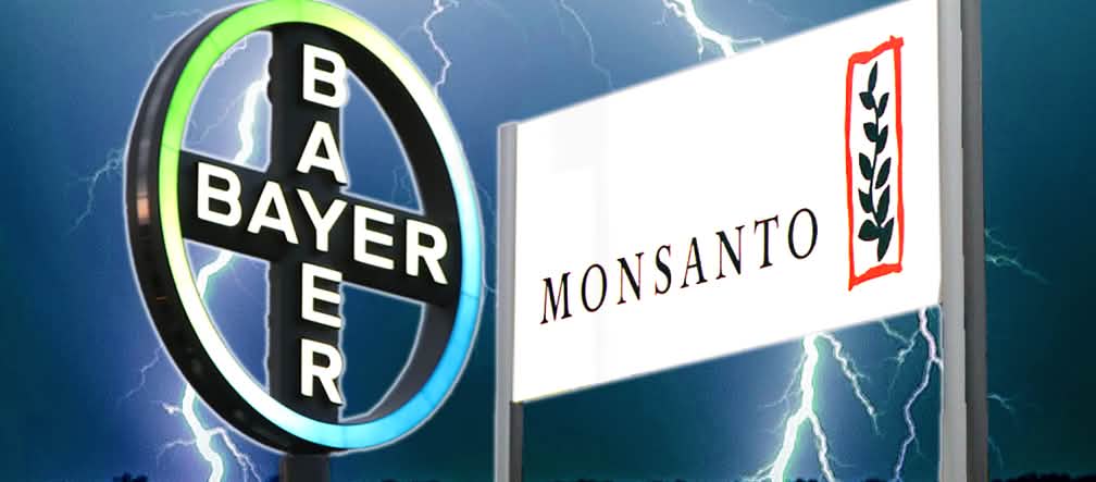 Gift und Genpflanzen auf dem Acker - Nein danke! Bayer Monsanto Fusion