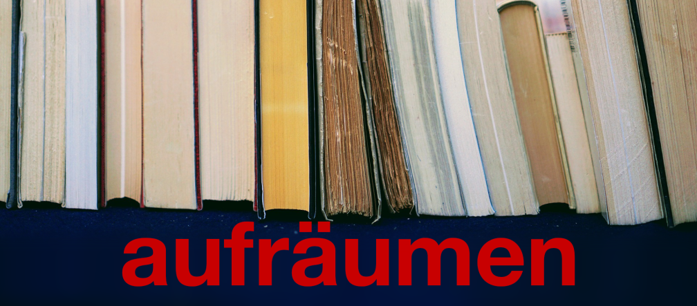 Stapel gebrauchter Bücher