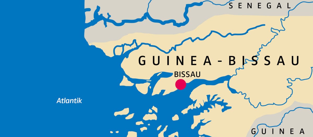 Karte Guinea-Bissau
