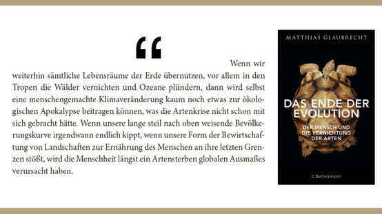 Buch - Das Ende der Evolution + Zitat