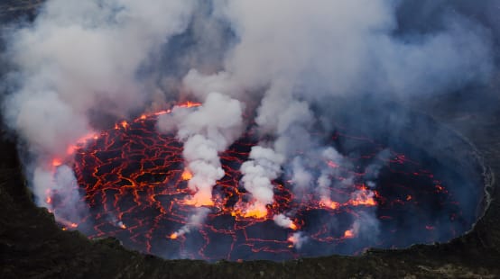 Nyiragongo- Vulkan