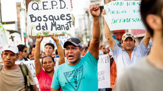 Protest in Peru